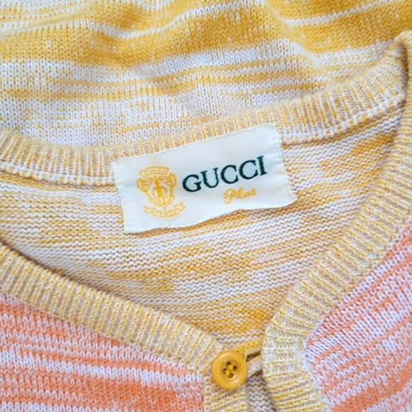 Rare Gucci Plus Tailored Knit Top • Best Fits Size Medium - Picture 6 of 6